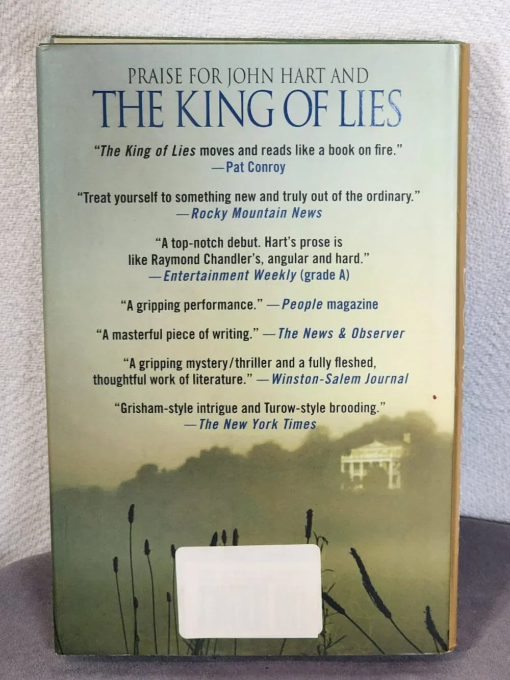 Down River A Novel by New York Times Best Selling Author John Hart Hardback Book